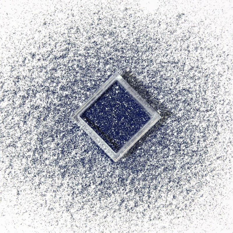 Glitterpuder nachtblau