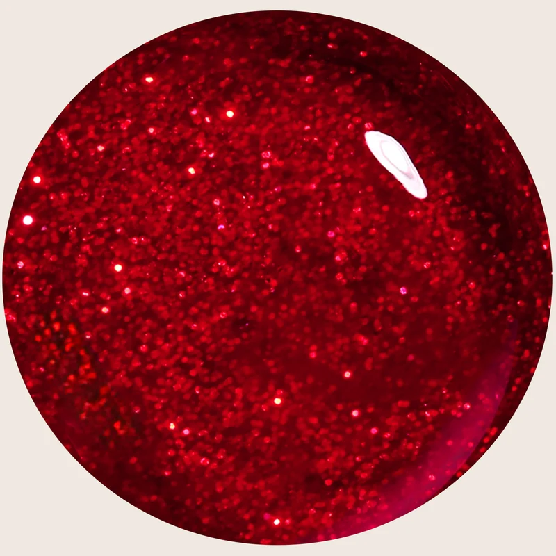 Farbgel Red Glitter 5ml | F133
