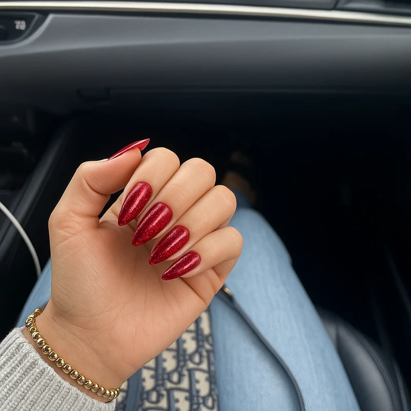 Farbgel Red Glitter 5ml | F133