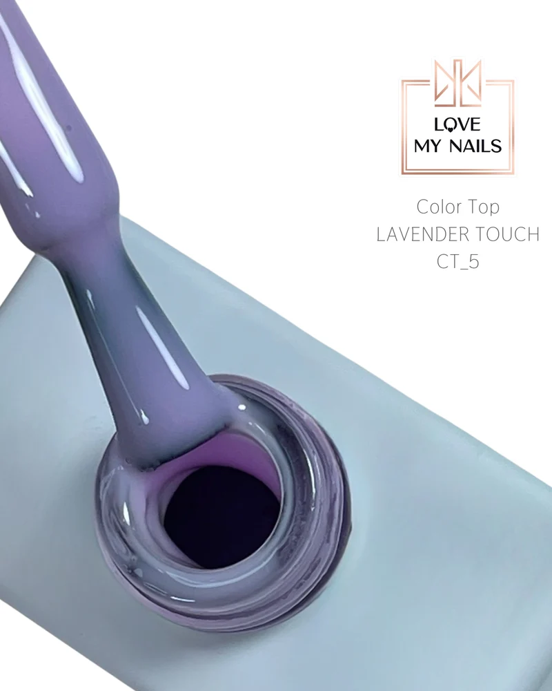 Color Top Coat Lavender Touch NO WIPE 12ml von Love My Nails (TPO-free)