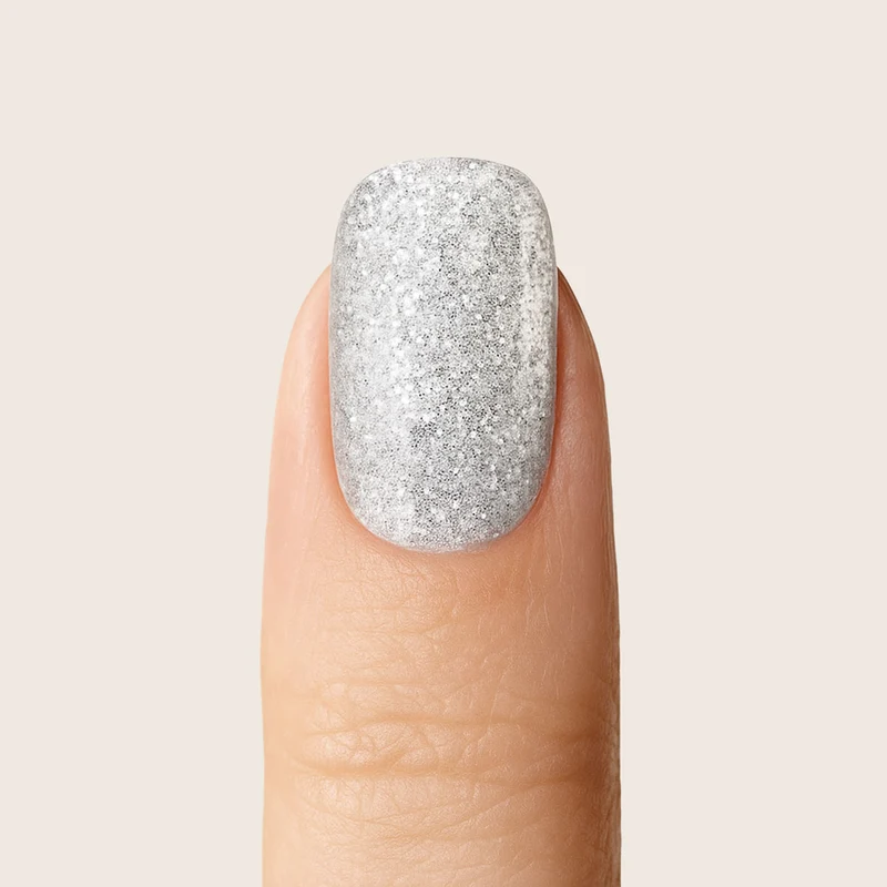 emmi Shellac UV-Lack Silver Glitter 15ml | L296