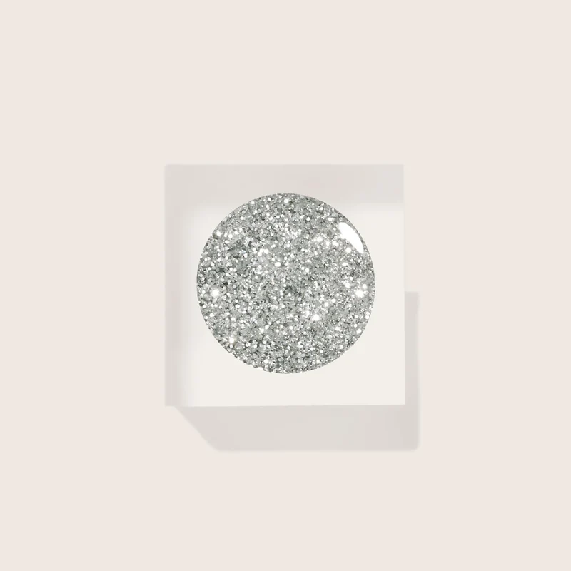 emmi Shellac UV-Lack Silver Glitter 15ml | L296