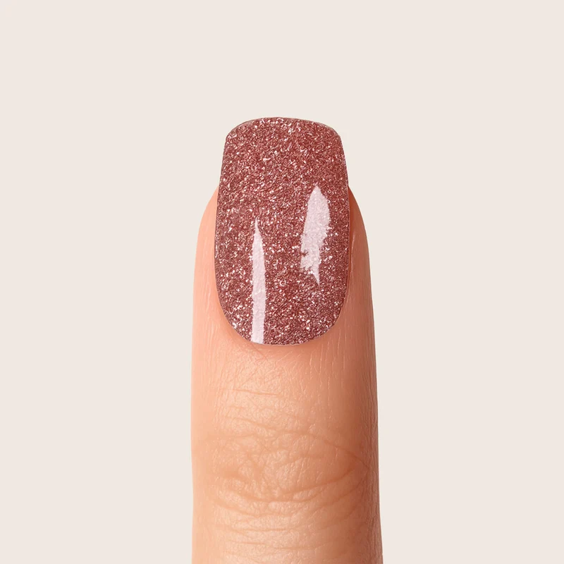 emmi Shellac UV-Lack Caramel Glitter 15ml | L114