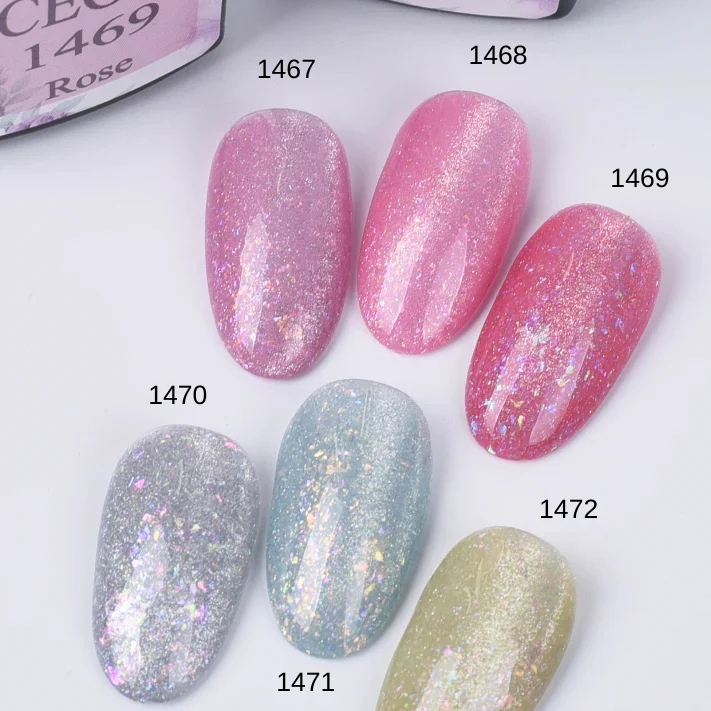 ICEGEL Star galaxy milky way Dream gel polish 1467-1472
