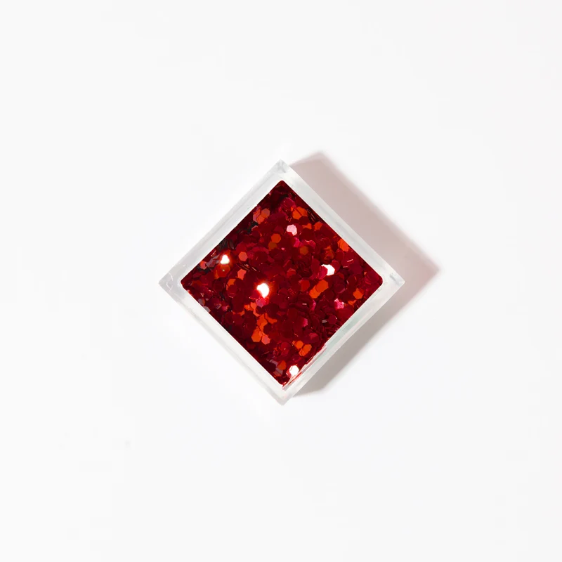 Nailart Pailletten Rot
