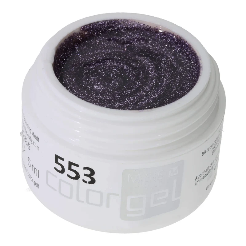#553 Premium-GLITTER Color Gel 5ml flieder