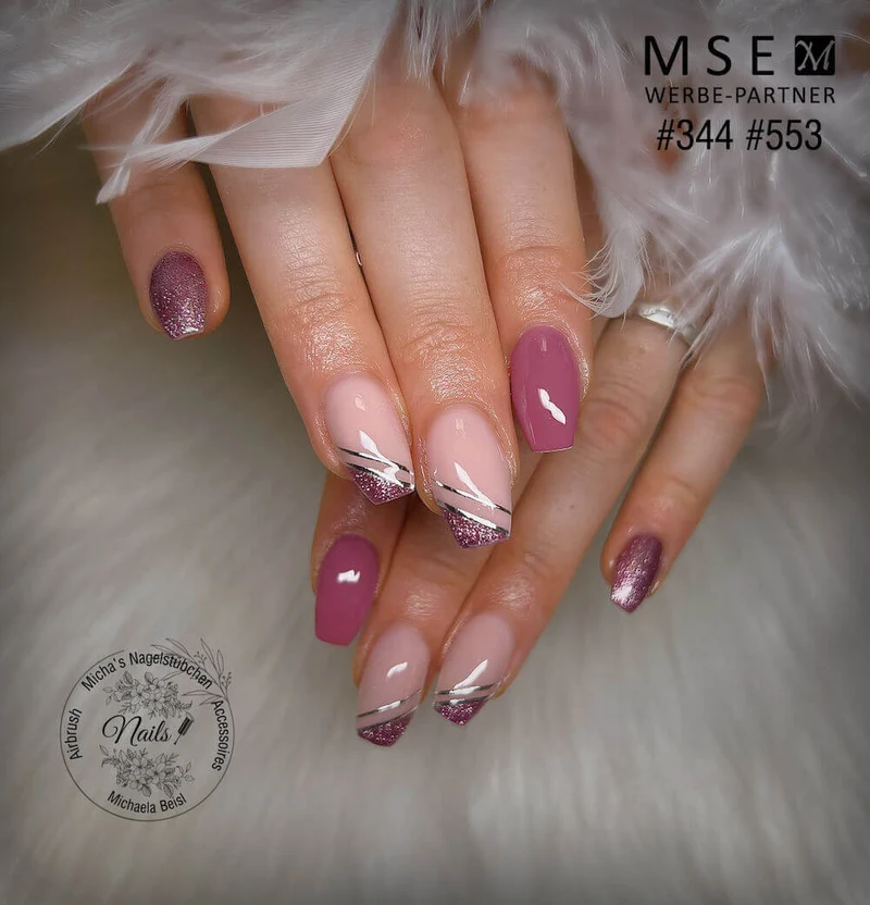 #553 Premium-GLITTER Color Gel 5ml flieder