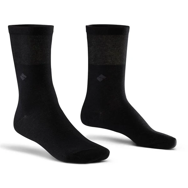 Diabetic Crew Herren 22% Silber Socken schwarz