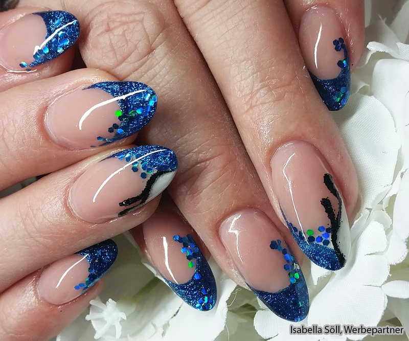 Glitterpuder schwarz 5g