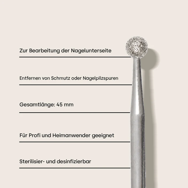 Nagelfräser Promed Saphir-Bit - rund
