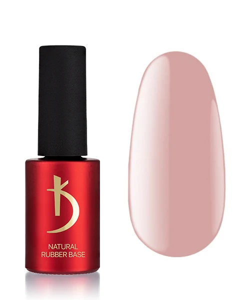 KODI Natural Rubber Base tea rose gel nail polish, 15ml