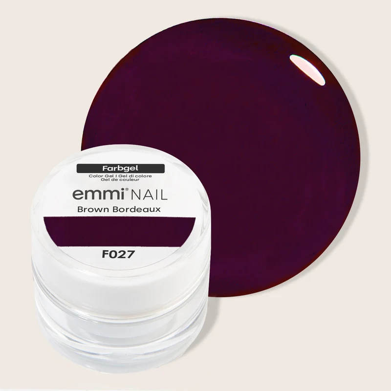 Farbgel Brown Bordeaux 5ml | F027