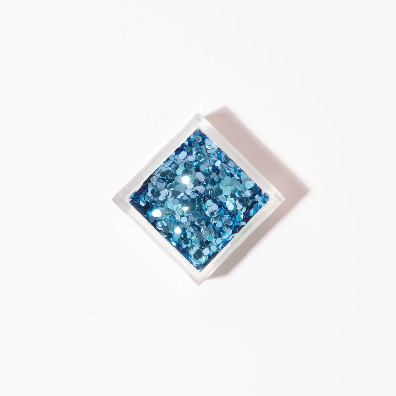 Nailart Pailletten Blau