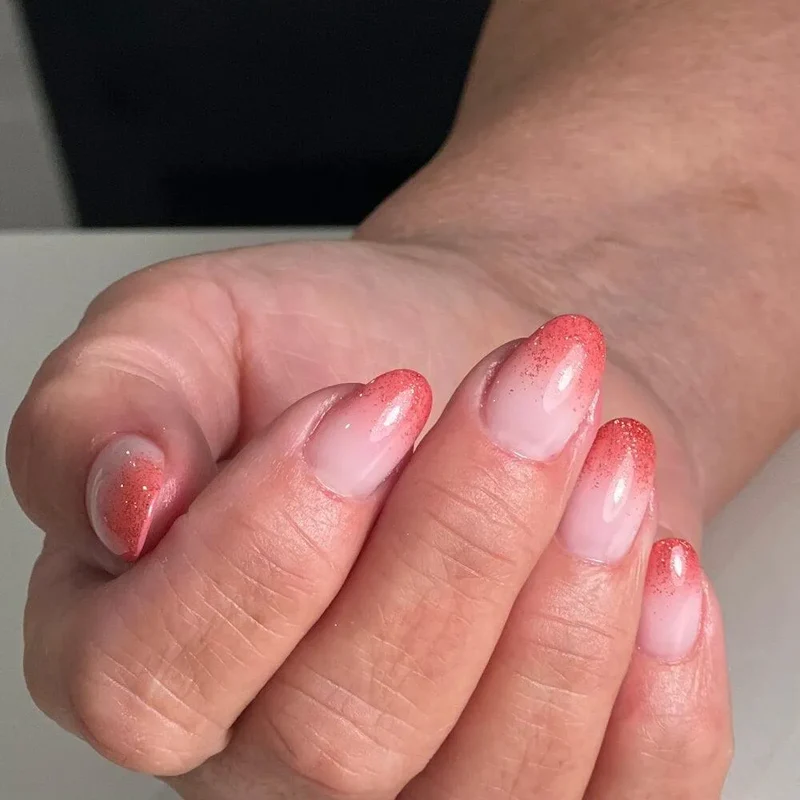 #518 Premium-GLITTER Color Gel 5ml Rotes Glittergel