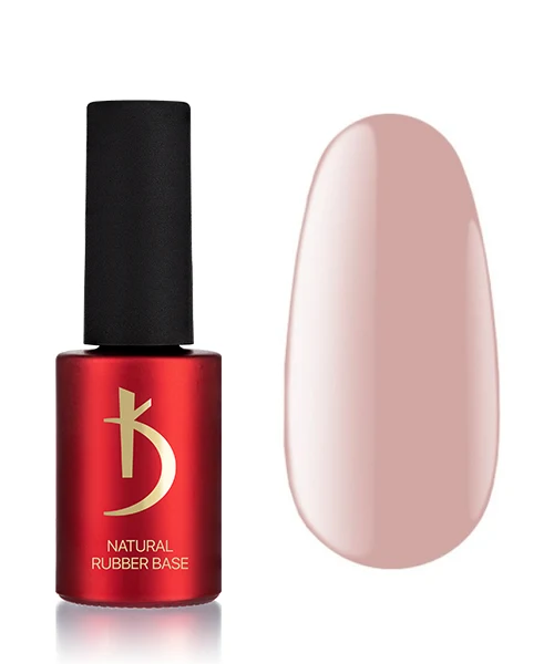 KODI Natural Rubber Base natural beige gel nail polish, 15ml
