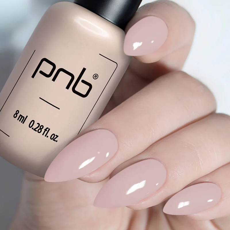 PNB light pink gel nail polish 165 Seashell