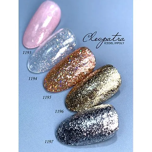 ICEGEL Cleopatra gel nail polish 1193-1197