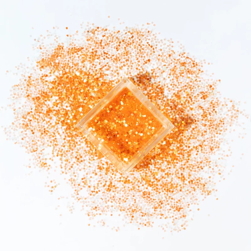 Effekt-Paillettenglitter orange