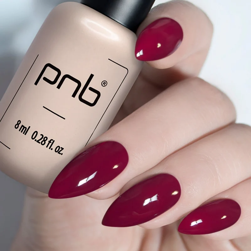 PNB maroon gel nail polish 233 Sangria