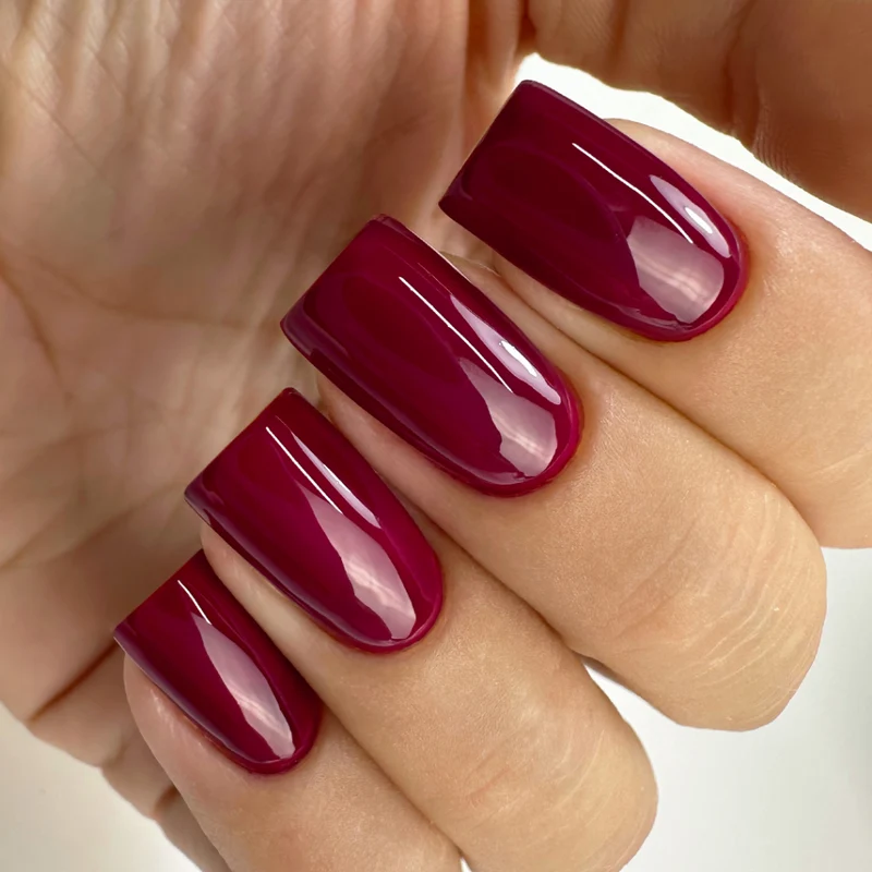PNB maroon gel nail polish 233 Sangria