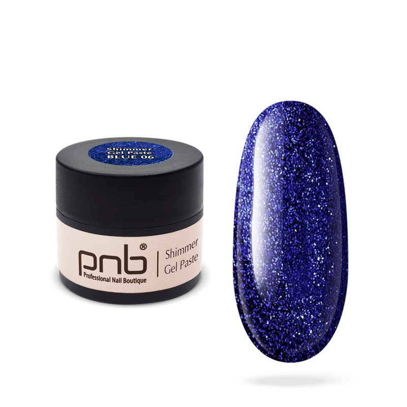 PNB Shimmer Gel Paste PNB Blue 06, 5 ml