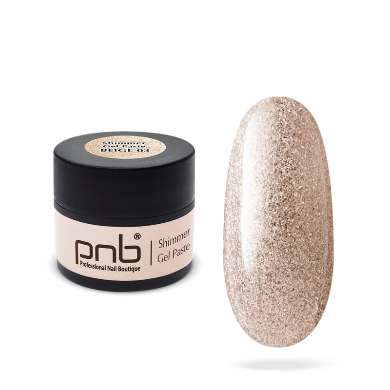 PNB Shimmer Gel Paste PNB Beige 03, 5 ml