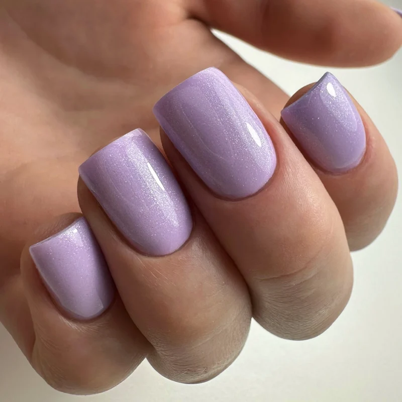 PNB sparkling lavender gel nail polish 072 Foxtrot