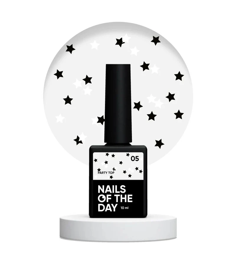 05 PARTY TOP - Top Coat (No Wipe) 10ml NAILS OF THE DAY
