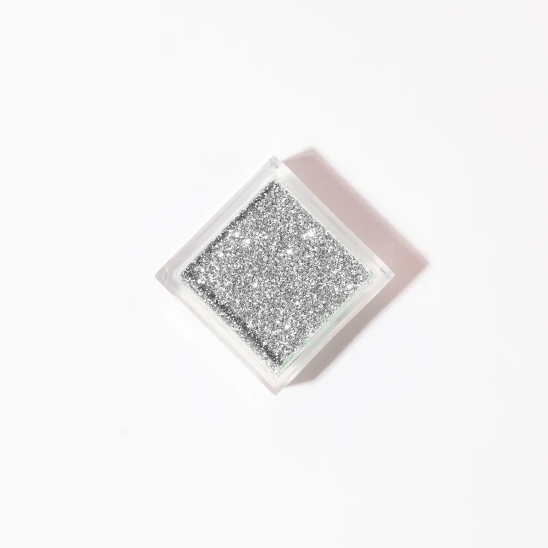 Glitterpuder silber