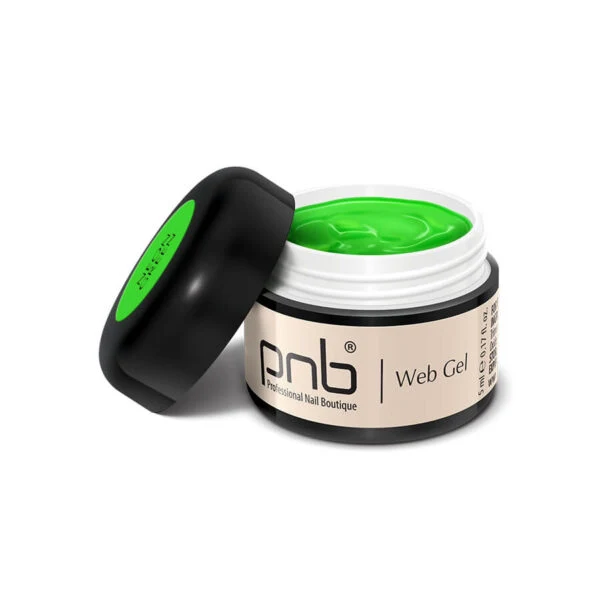 PNB Gel paint for spider web WEB-Gel, Neon Green 5 ml