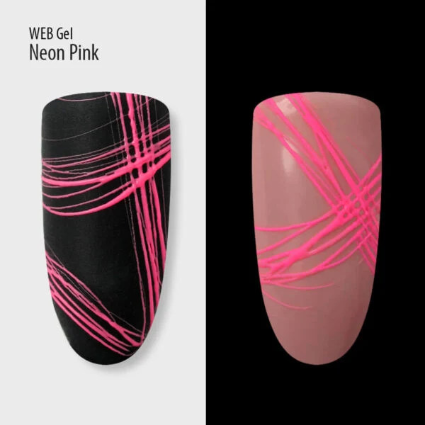 PNB Gel paint for spider web WEB-Gel, Neon Pink 5 ml