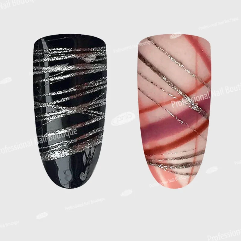 PNB Gel paint for spider web WEB-Gel, Silver 5 ml