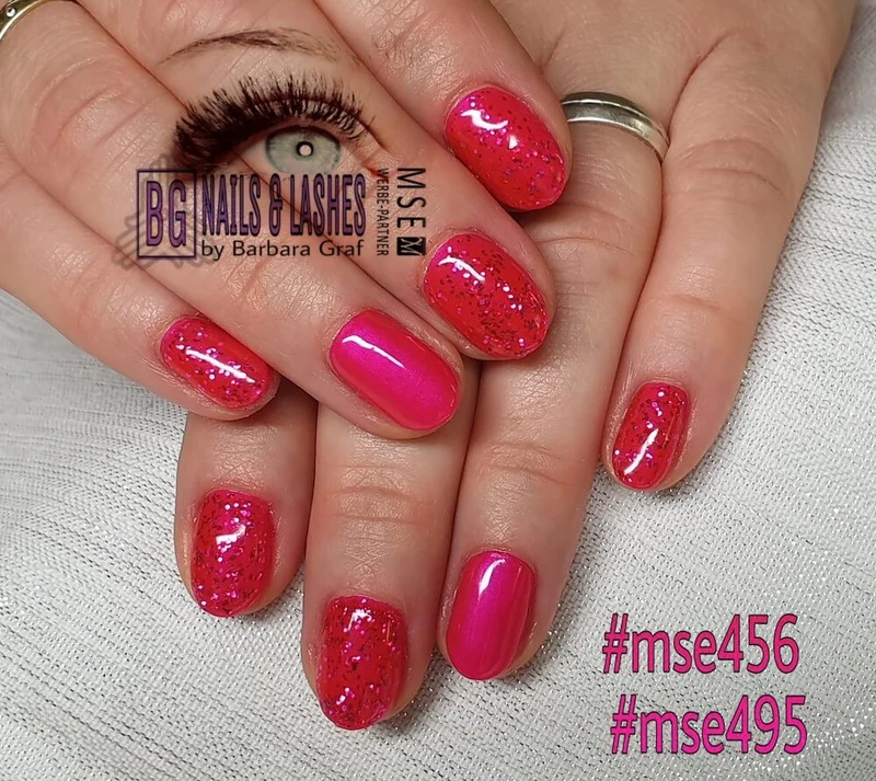 #495 Premium-EFFEKT Color Gel 5ml Neon-Pink mit dezentem Schimmer
