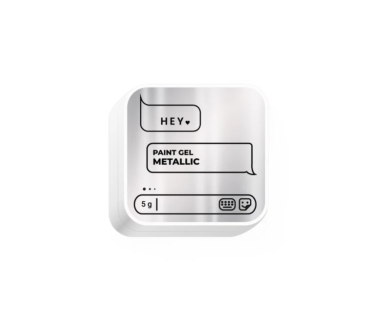 Metallic - NailArt Gel 5g HEYLOVE