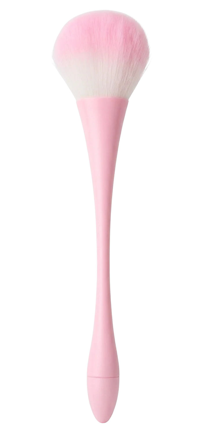 Dust brush for manicures and pedicures