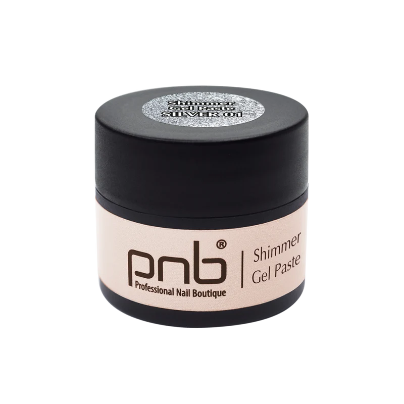 PNB Shimmer Gel Paste PNB Silver 01, 5 ml