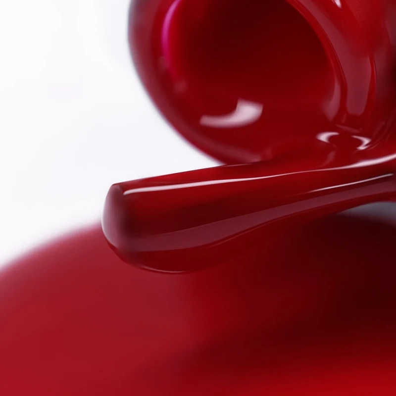 PNB red gel nail polish 335 Lamborghini