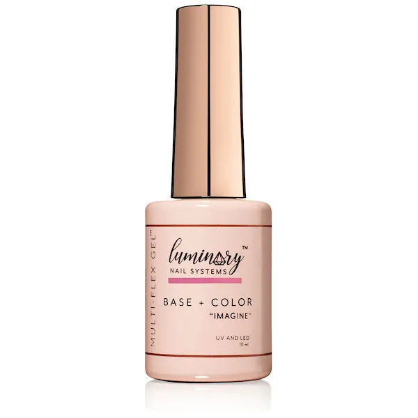 Luminary Beige nude base coat gel nail polish "Imagine" multi flex 10ml or 30ml
