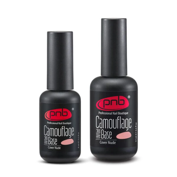 PNB Camouflage base coat gel nail polish Cover Nude 8ml or 17ml