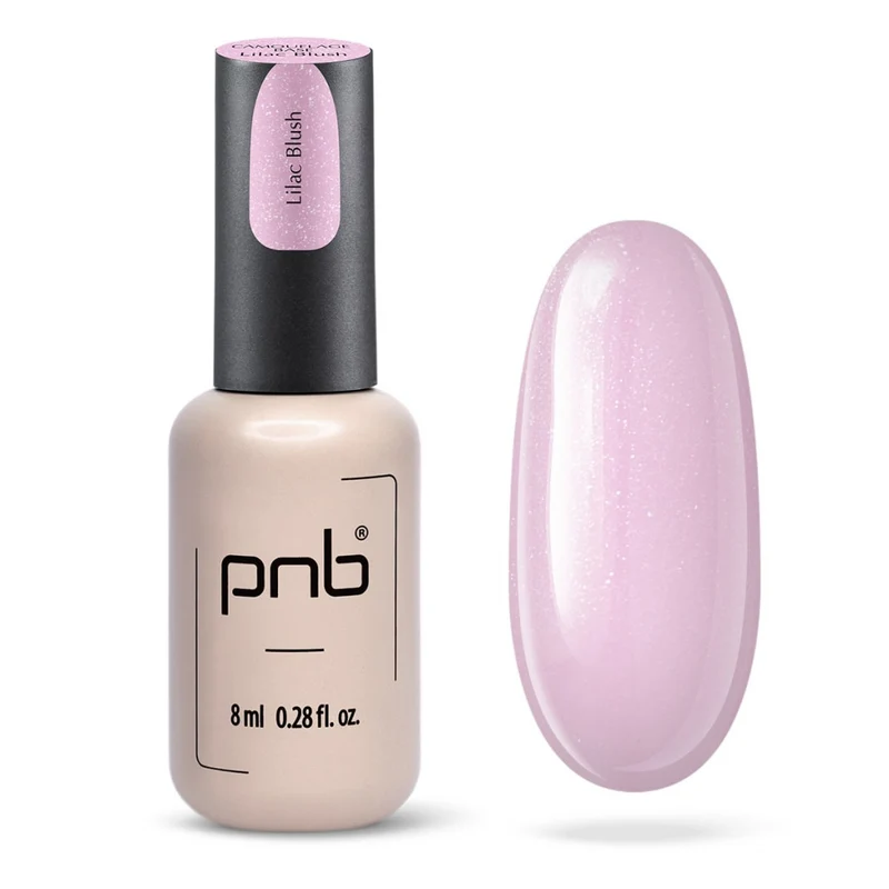 PNB Camouflage base coat gel nail polish Lilac Blush 010 8ml