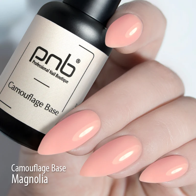 PNB Camouflage base coat gel nail polish Magnolia 8ml