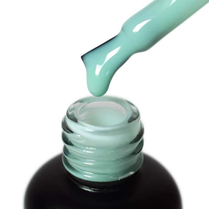 PNB Camouflage base coat green gel nail polish Lotos 8ml