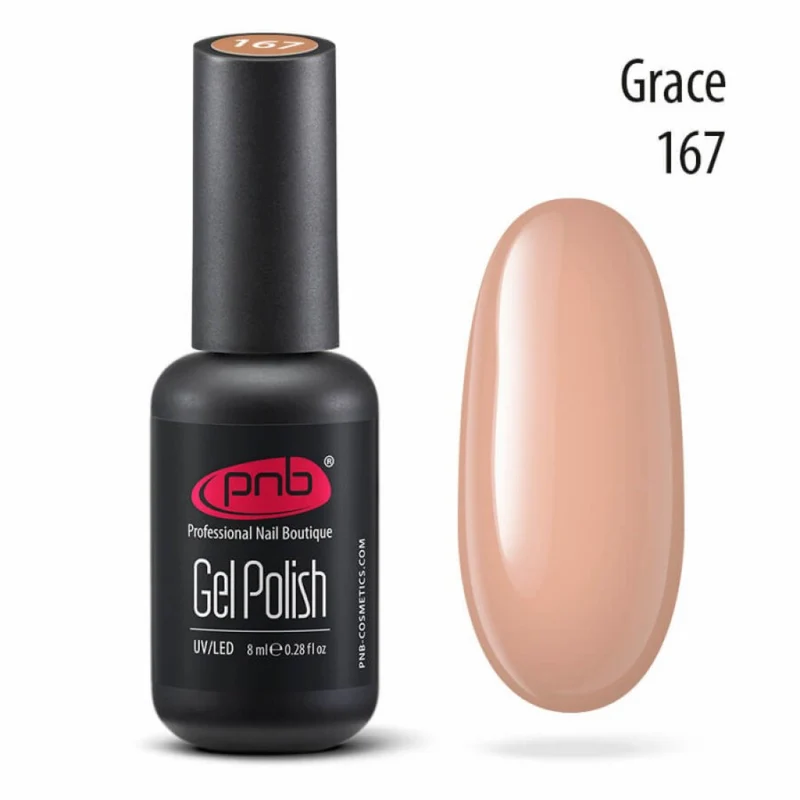 PNB tan gel nail polish 167 Grace