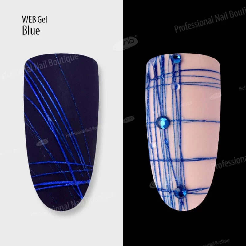 PNB Gel paint for spider web WEB-Gel, Blue 5 ml