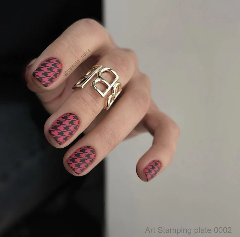 0002 by Vakula Matte stamping schablone + design blatt ART STAMPING