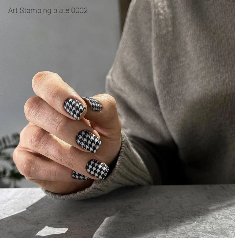 0002 by Vakula Matte stamping schablone + design blatt ART STAMPING