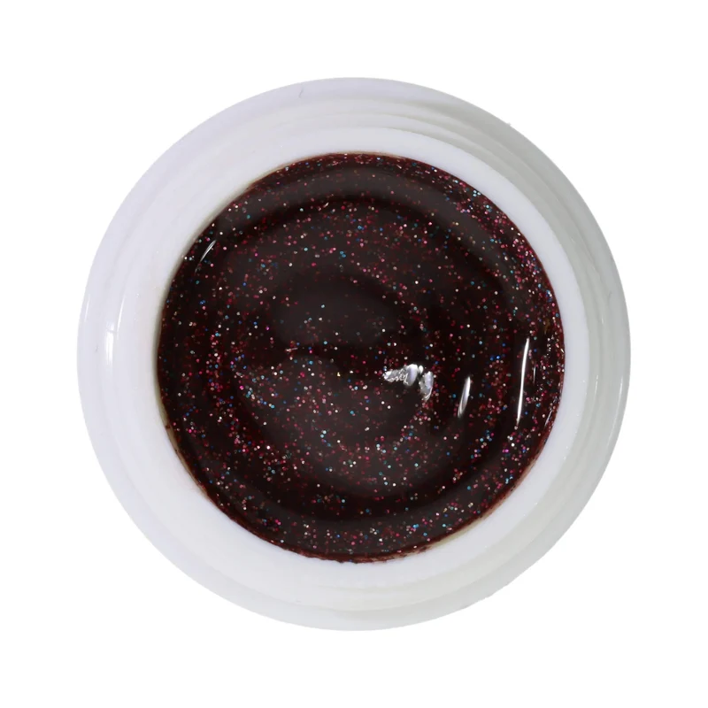 #643 Premium-GLITTER Color Gel 5ml Rotes Glittergel