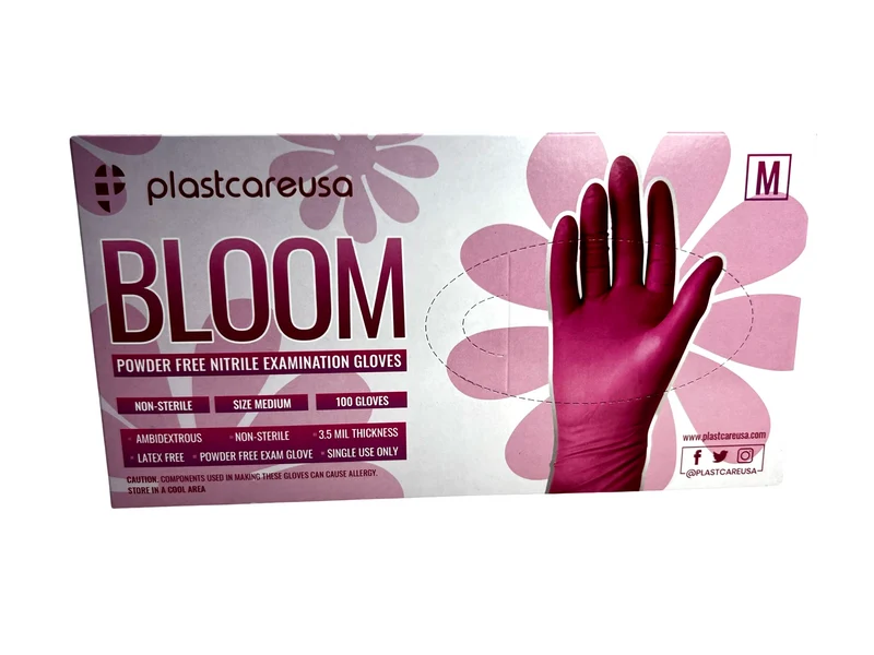 Powder free nitrile gloves Small or Medium 100pcs