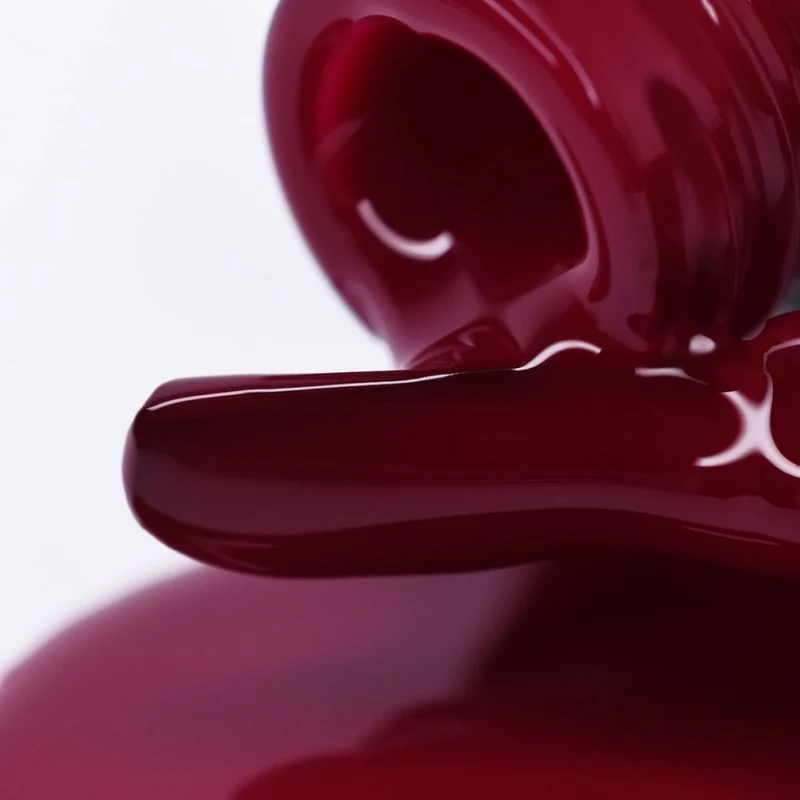 PNB dark red gel nail polish 337 Aston Martin