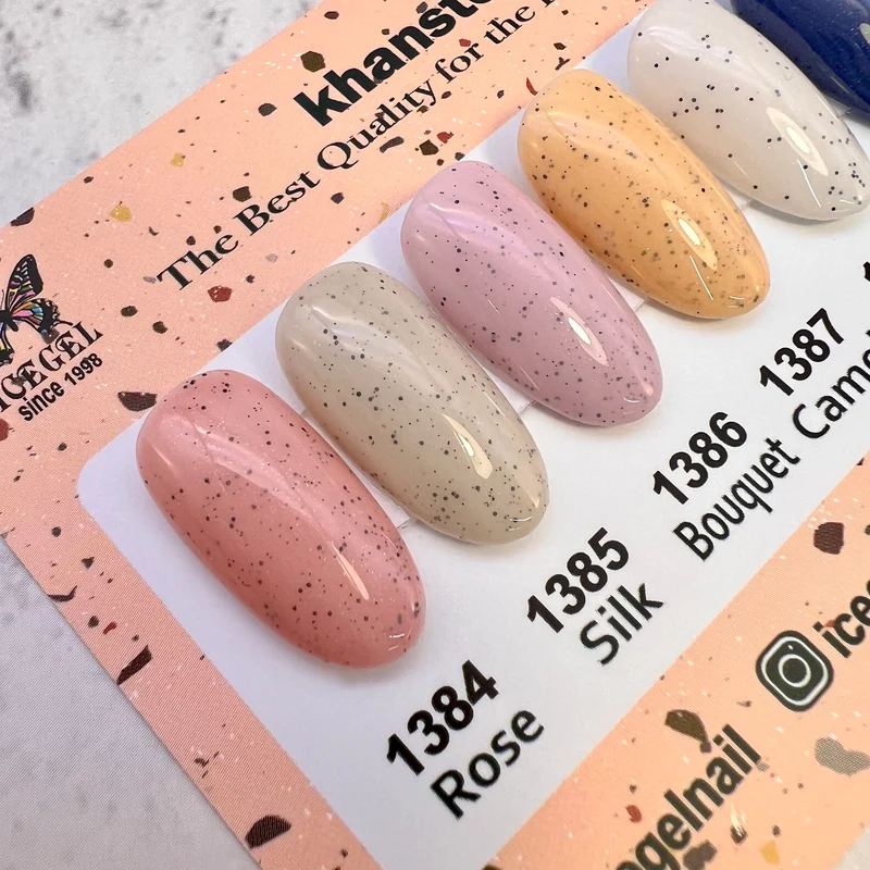 ICEGEL Khanstone gel polish 1384-1391